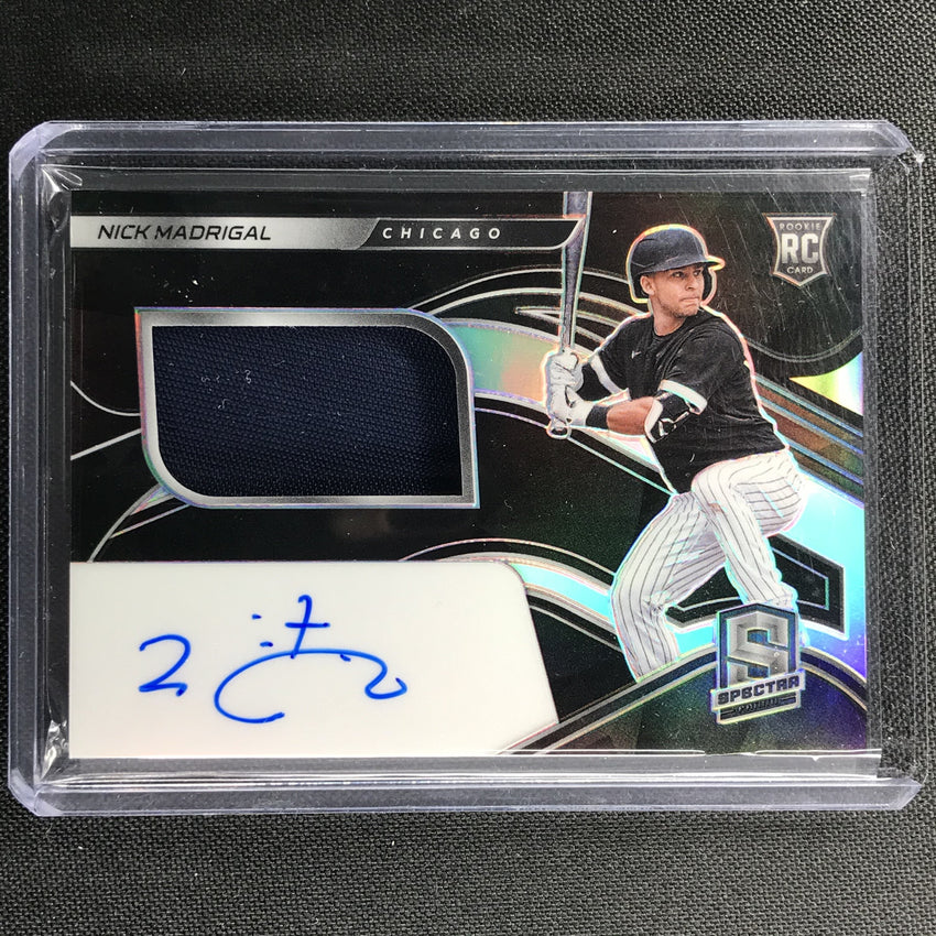 2021 Spectra Nick Madrigal Rookie Jersey Auto Silver 141/199