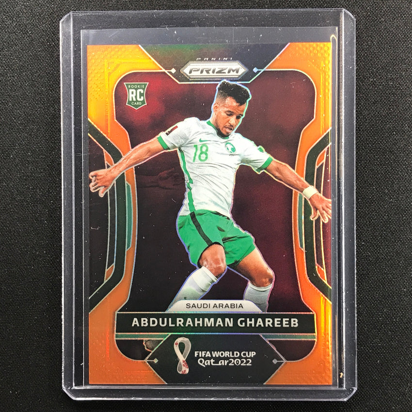 2022 Prizm Fifa World Cup Qatar Abdulrahman Ghareeb Rookie Orange 21/25