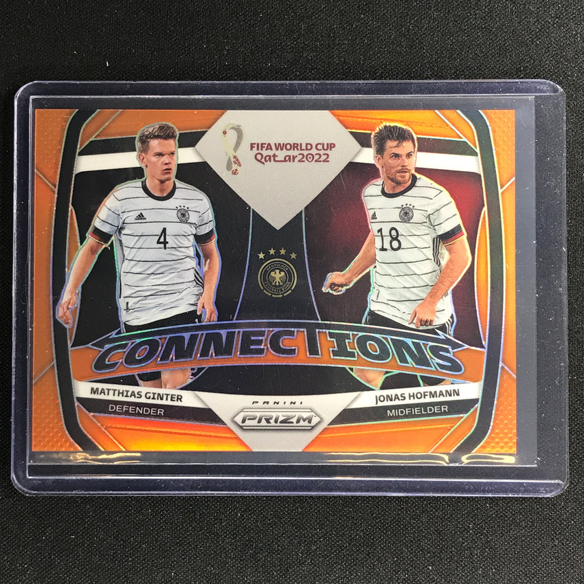 2022 Prizm Fifa World Cup Qatar Ginter Jonas Hofmann Connections Orange 3/25