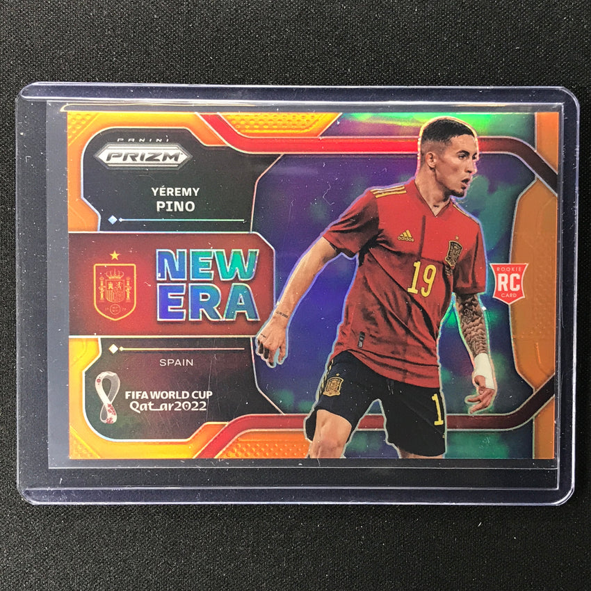 2022 Prizm Fifa World Cup Qatar Yeremy Pino Rookie New Era Orange 2/25