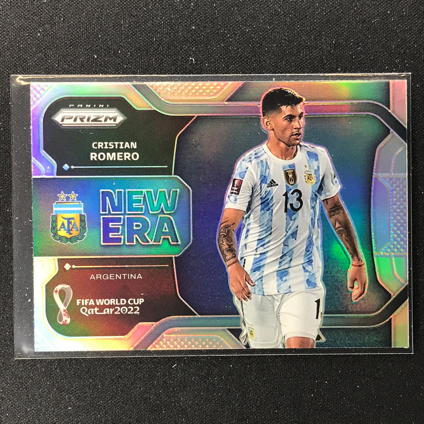 2022 Prizm FIFA World Cup Qatar CRISTIAN ROMERO New Era Silver #5