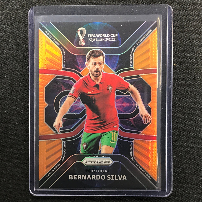 2022 Prizm Fifa World Cup Qatar Bernardo Silva Phenomenon Orange 9/25
