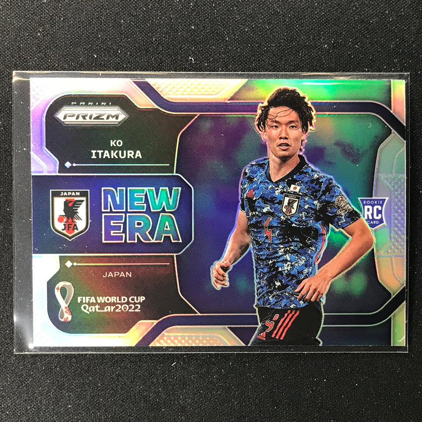 2022 Prizm FIFA World Cup Qatar KO ITAKURA Rookie New Era Silver #7