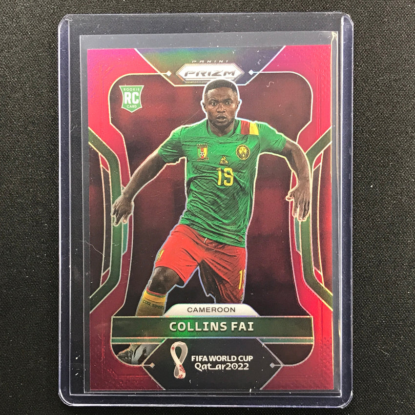 2022 Prizm Fifa World Cup Qatar Collins Fai Rookie Maroon 16/22