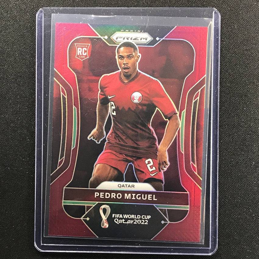 2022 Prizm Fifa World Cup Qatar Pedro Miguel Rookie Maroon 1/22