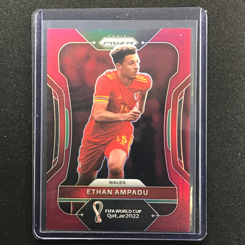2022 Prizm Fifa World Cup Qatar Ethan Ampadu Maroon 8/22