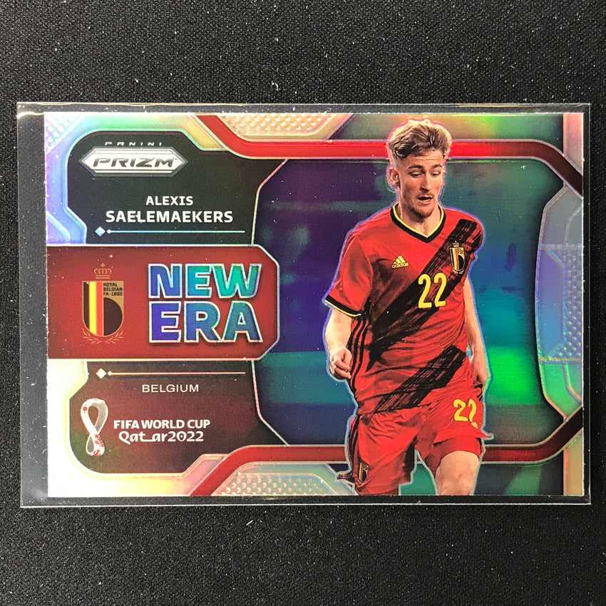 2022 Prizm FIFA World Cup Qatar ALEXIS SAELEMAEKERS New Era Silver #9