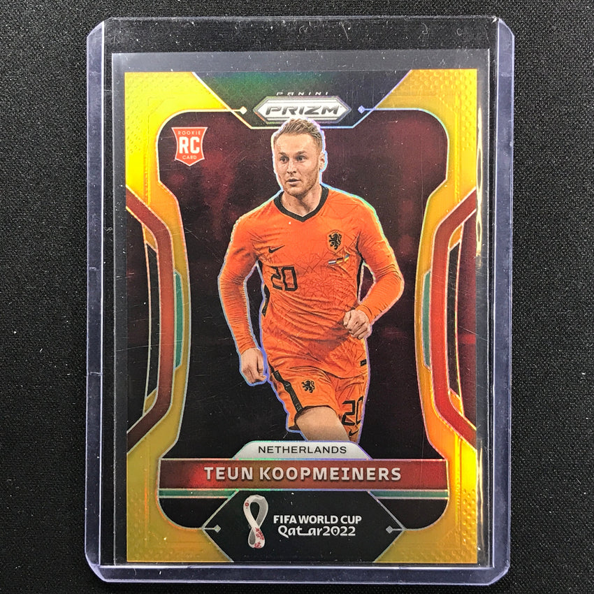 2022 Prizm Fifa World Cup Qatar Teun Koopmeiners Rookie Gold 9/10