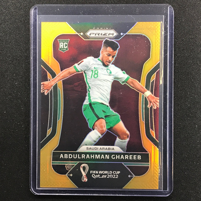 2022 Prizm Fifa World Cup Qatar Abdulrahman Ghareeb Rookie Gold 6/10
