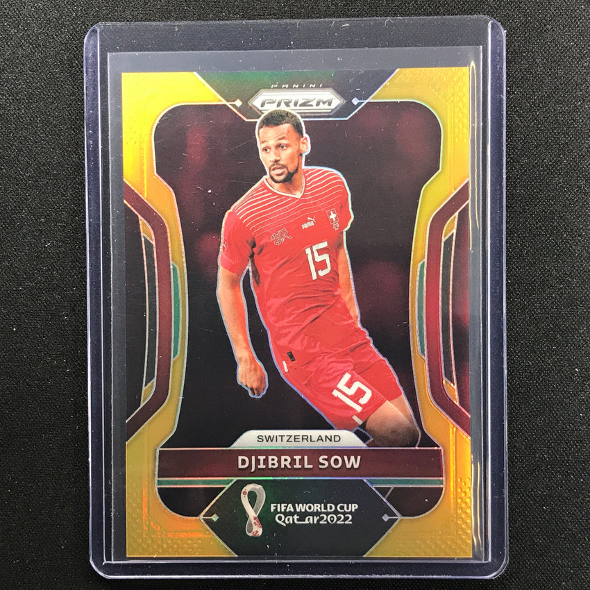 2022 Prizm Fifa World Cup Qatar Djibril Sow Gold 5/10