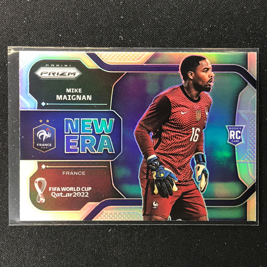 2022 Prizm FIFA World Cup Qatar MIKE MAIGNAN Rookie New Era Silver #10
