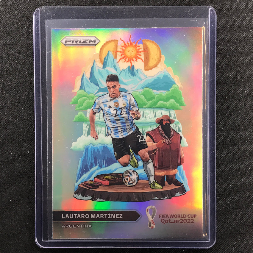 2022 Prizm Fifa World Cup Qatar Lautaro Martinez National Landmarks Ssp No 1