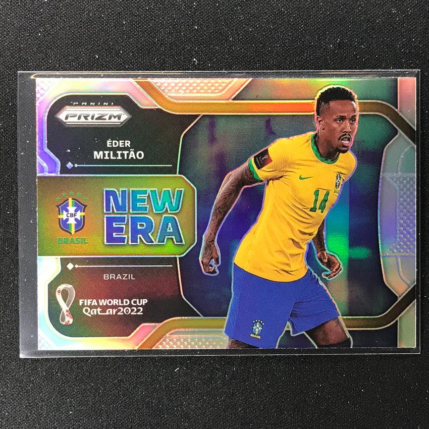 2022 Prizm FIFA World Cup Qatar EDER MILITAO New Era Silver #13