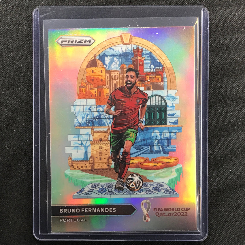 2022 Prizm Fifa World Cup Qatar Bruno Fernandes National Landmarks Ssp No 20