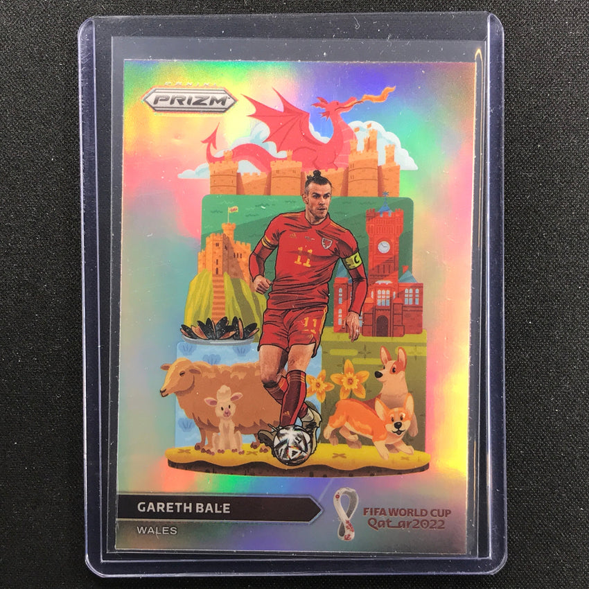 2022 Prizm Fifa World Cup Qatar Gareth Bale National Landmarks Ssp No 32