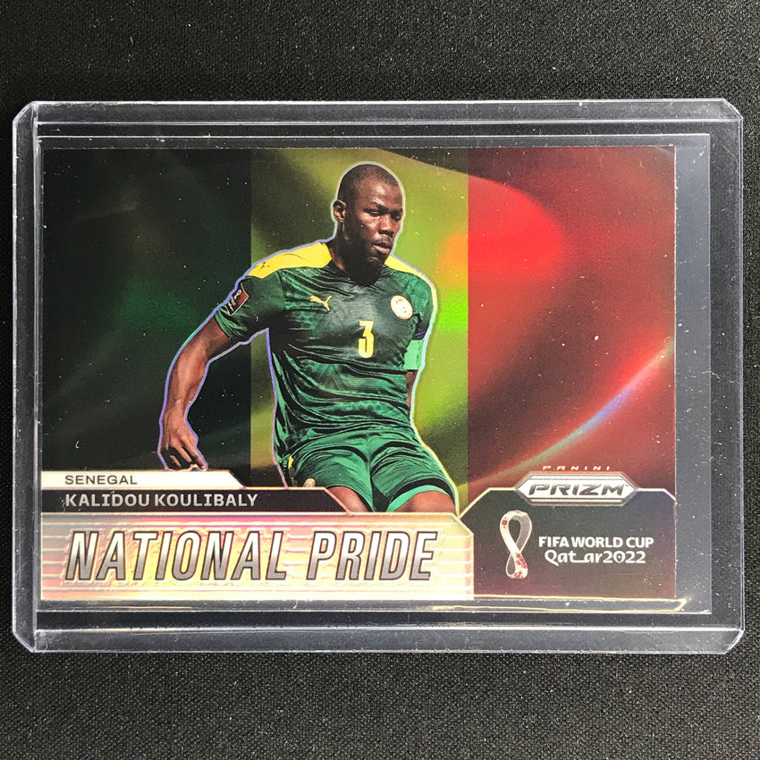 2022 Prizm FIFA World Cup Qatar KALIDOU KOULIBALY National Pride SSP #23