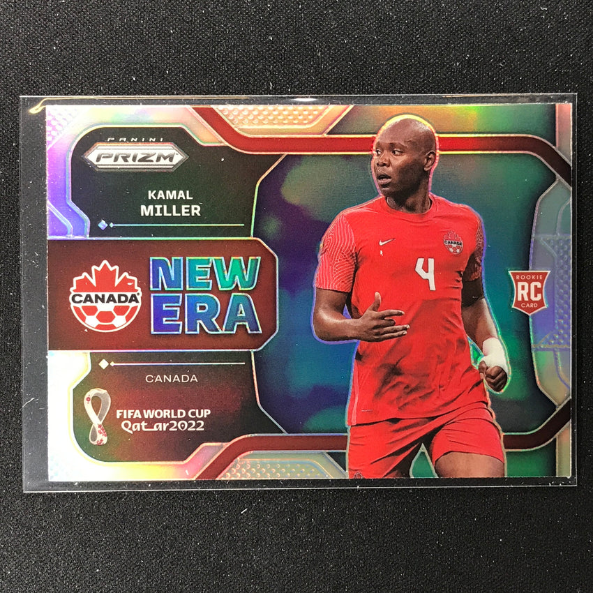 2022 Prizm FIFA World Cup Qatar KAMAL MILLER Rookie New Era Silver #14