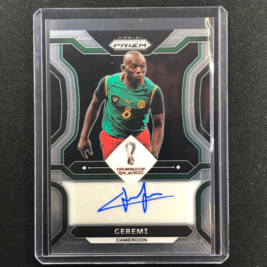 2022 Prizm Fifa World Cup Qatar Geremi Signatures Auto No Ger