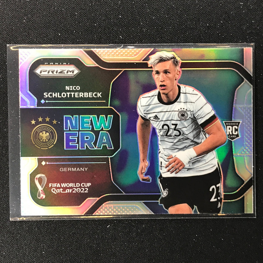 2022 Prizm FIFA World Cup Qatar NICO SCHLOTTERBECK Rookie New Era Silver #15