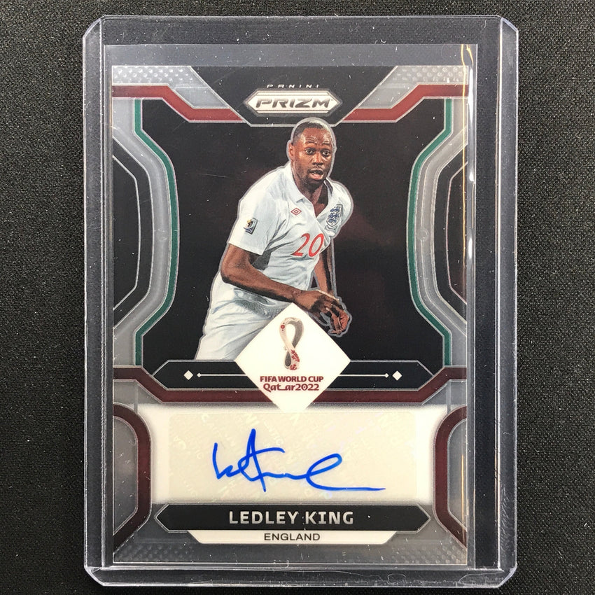 2022 Prizm Fifa World Cup Qatar Ledley King Signatures Auto No Lk