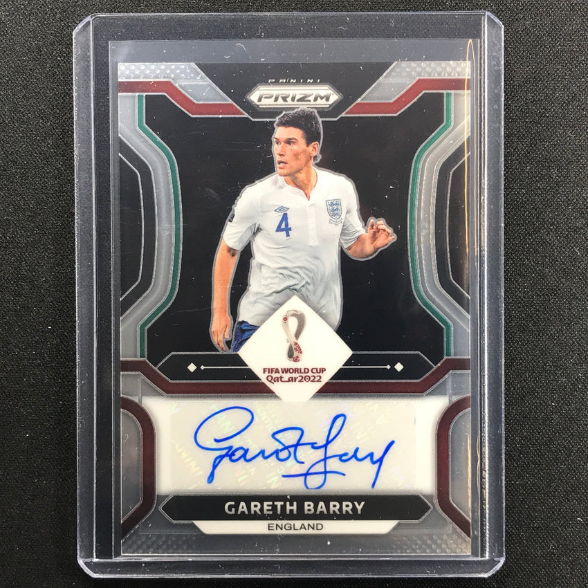 2022 Prizm Fifa World Cup Qatar Gareth Barry Signatures Auto No Gby