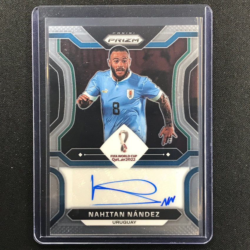 2022 Prizm Fifa World Cup Qatar Nahitan Nandez Signatures Auto No Nn
