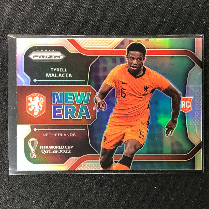 2022 Prizm FIFA World Cup Qatar TYRELL MALACIA Rookie New Era Silver #20