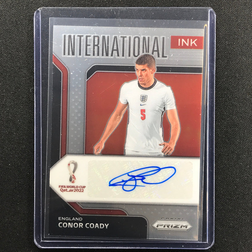 2022 Prizm Fifa World Cup Qatar Conor Coady International Ink Auto No Cc