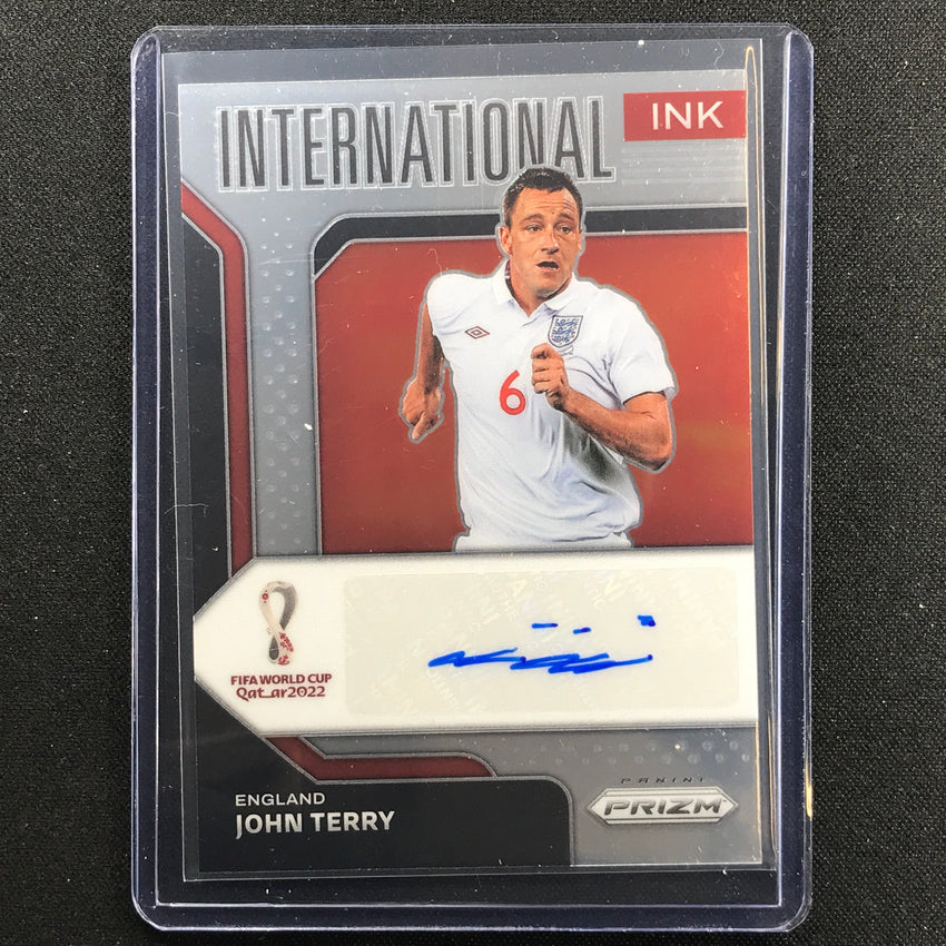 2022 Prizm Fifa World Cup Qatar John Terry International Ink Auto No Jt