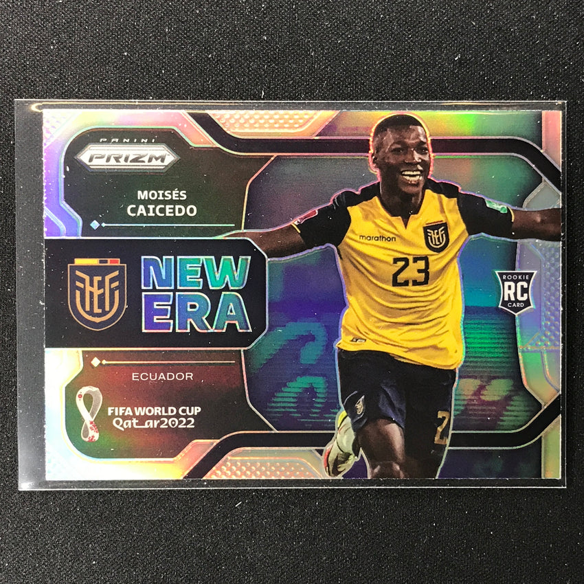 2022 Prizm FIFA World Cup Qatar MOISES CAICEDO Rookie New Era Silver #23