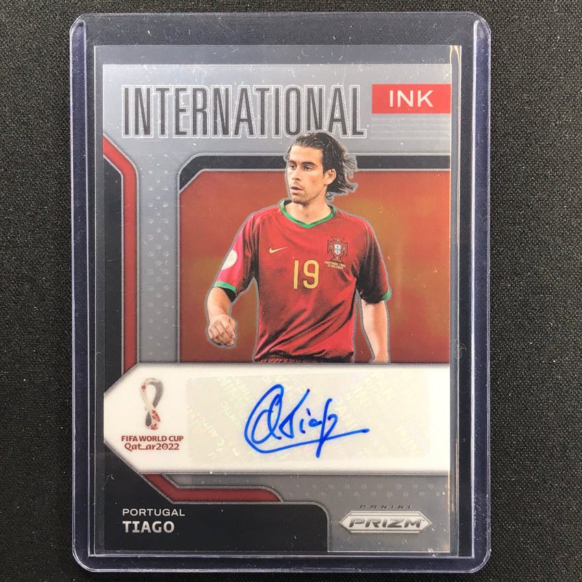 2022 Prizm FIFA World Cup Qatar TIAGO International Ink Auto #TGO
