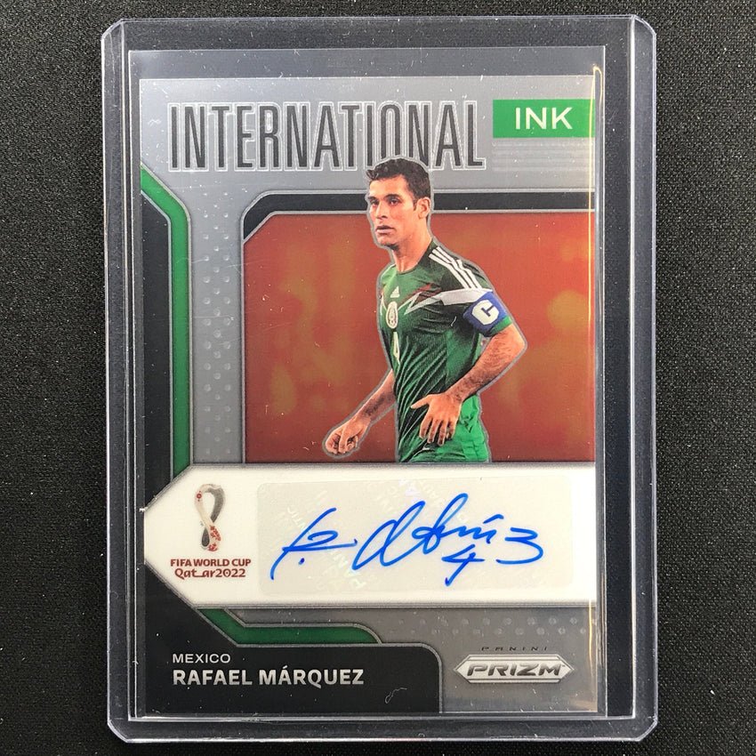 2022 Prizm FIFA World Cup Qatar RAFAEL MARQUEZ International Ink Auto #RM