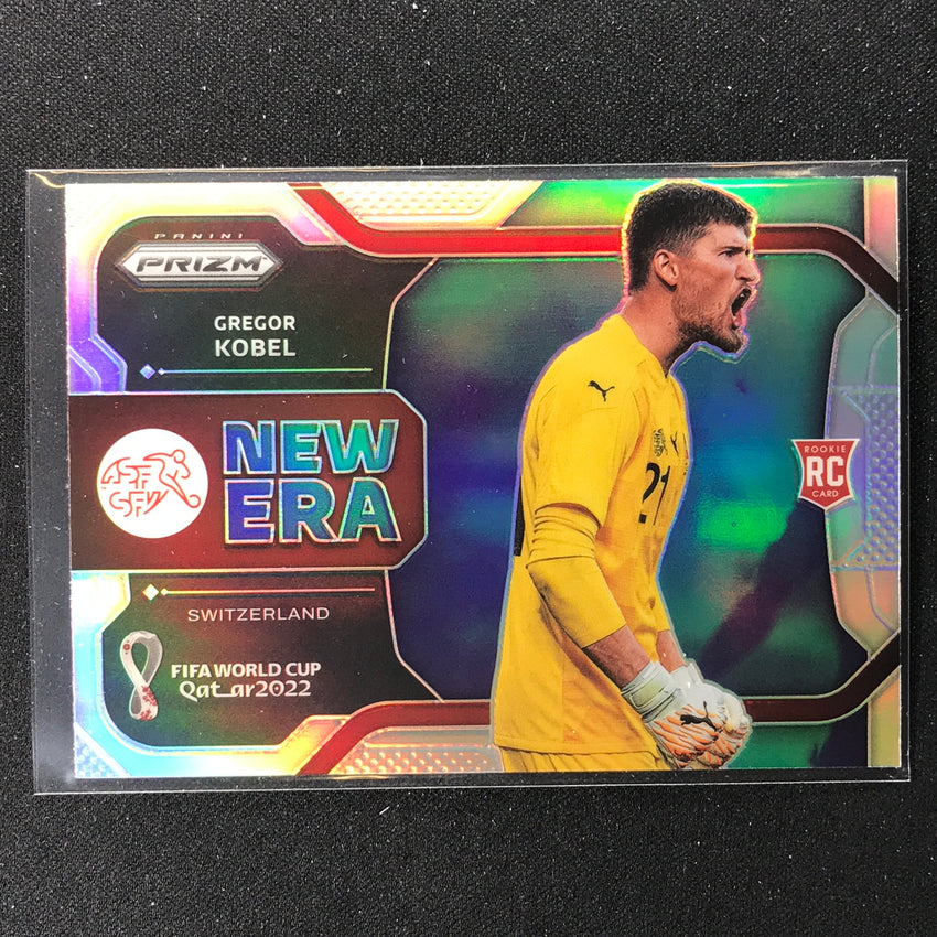 2022 Prizm FIFA World Cup Qatar GREGOR KOBEL Rookie New Era Silver #26