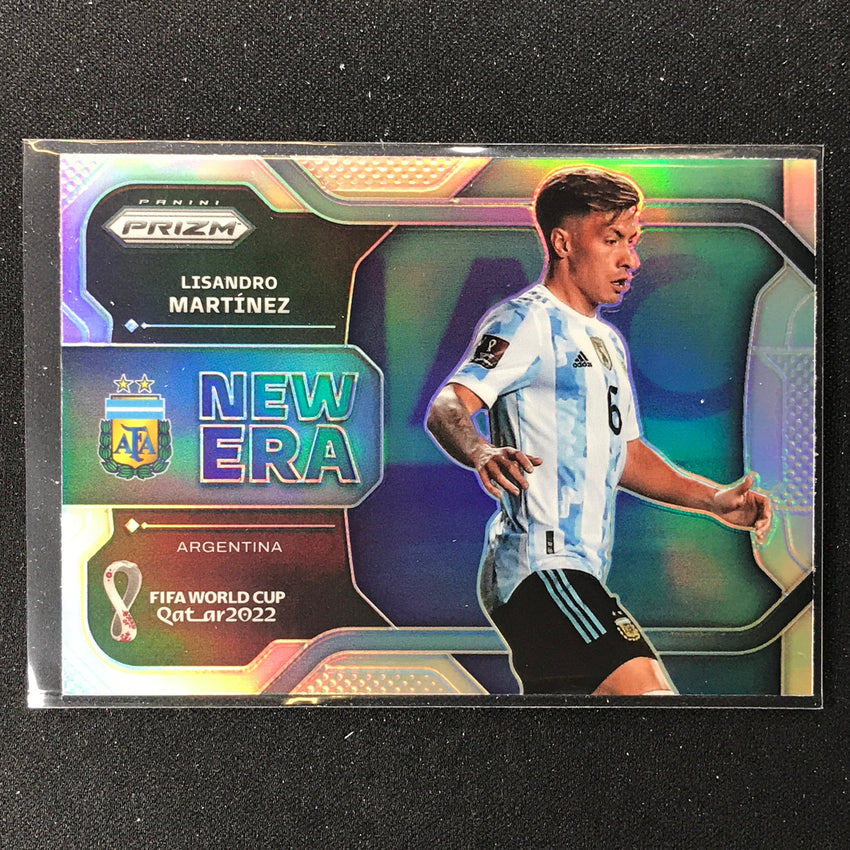 2022 Prizm FIFA World Cup Qatar LISANDRO MARTINEZ New Era Silver #29