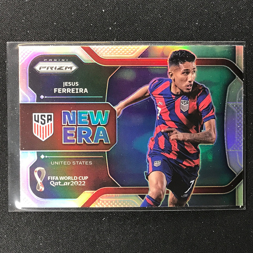 2022 Prizm FIFA World Cup Qatar JESUS FERREIRA New Era Silver #30
