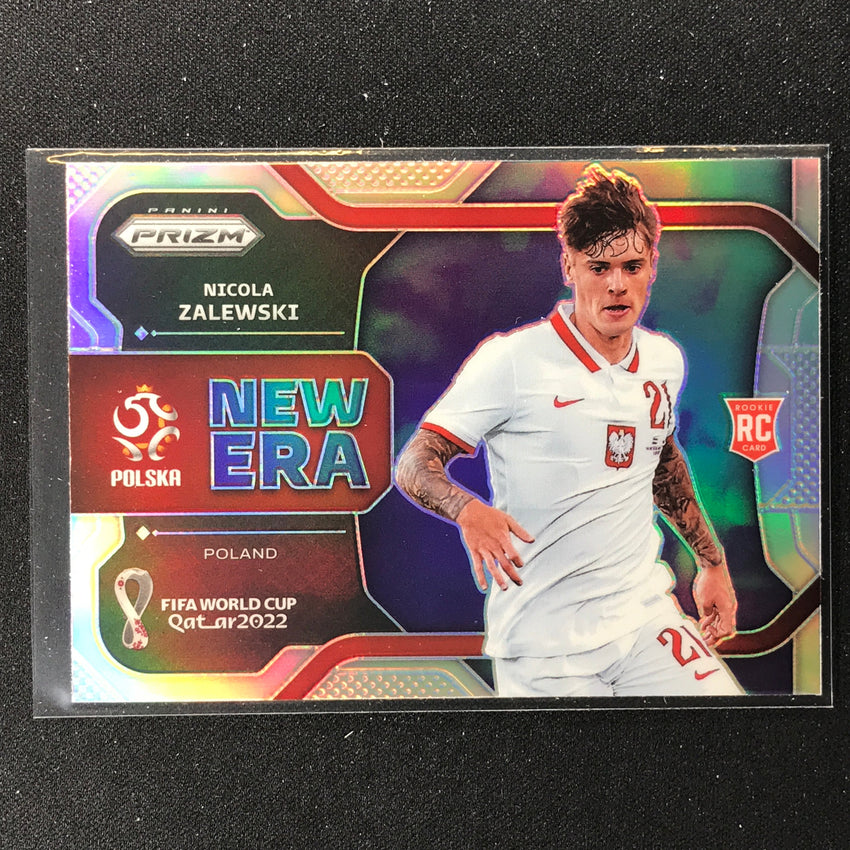 2022 Prizm FIFA World Cup Qatar NICOLA ZALEWSKI Rookie New Era Silver #33