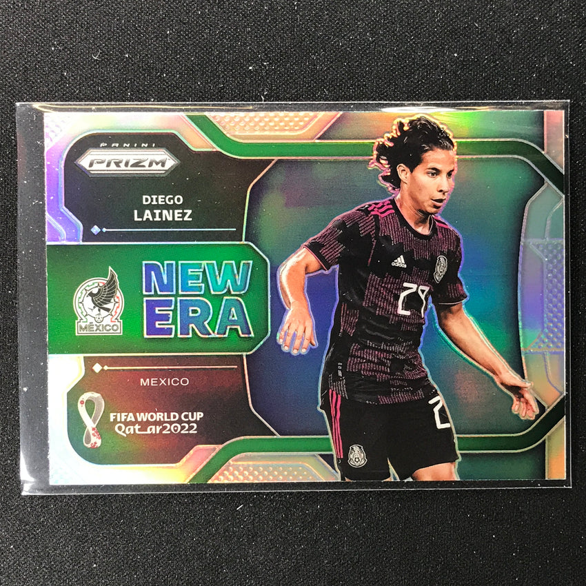 2022 Prizm Fifa World Cup Qatar Diego Lainez New Era Silver No 37