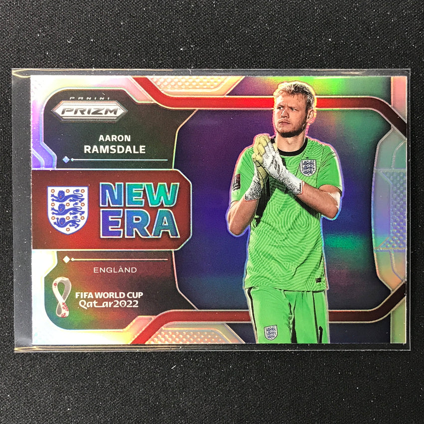 2022 Prizm FIFA World Cup Qatar AARON RAMSDALE New Era Silver #38