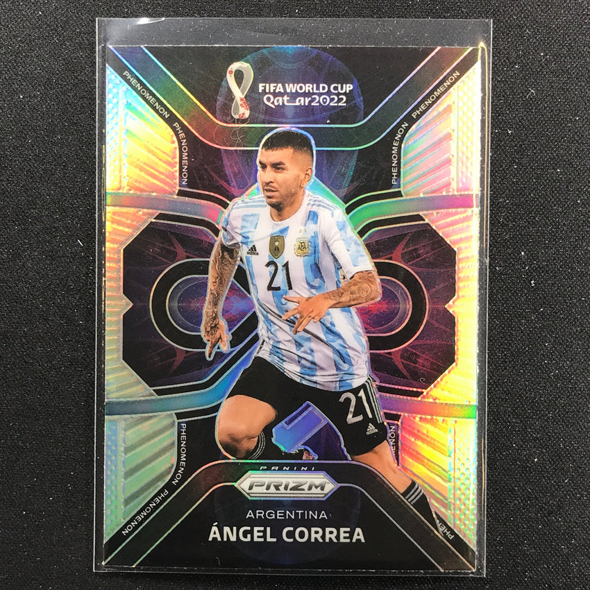 2022 Prizm Fifa World Cup Qatar Angel Correa Phenomenon Silver No 3