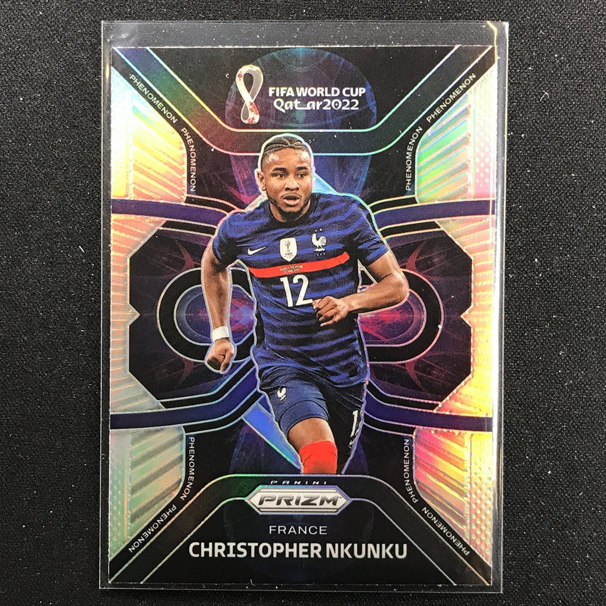 2022 Prizm FIFA World Cup Qatar CHRISTOPHER NKUNKU Phenomenon 