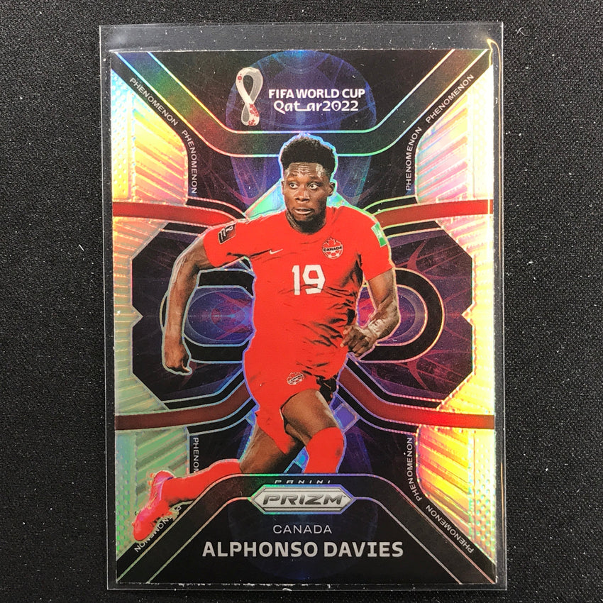 2022 Prizm Fifa World Cup Qatar Alphonso Davies Phenomenon Silver No 11