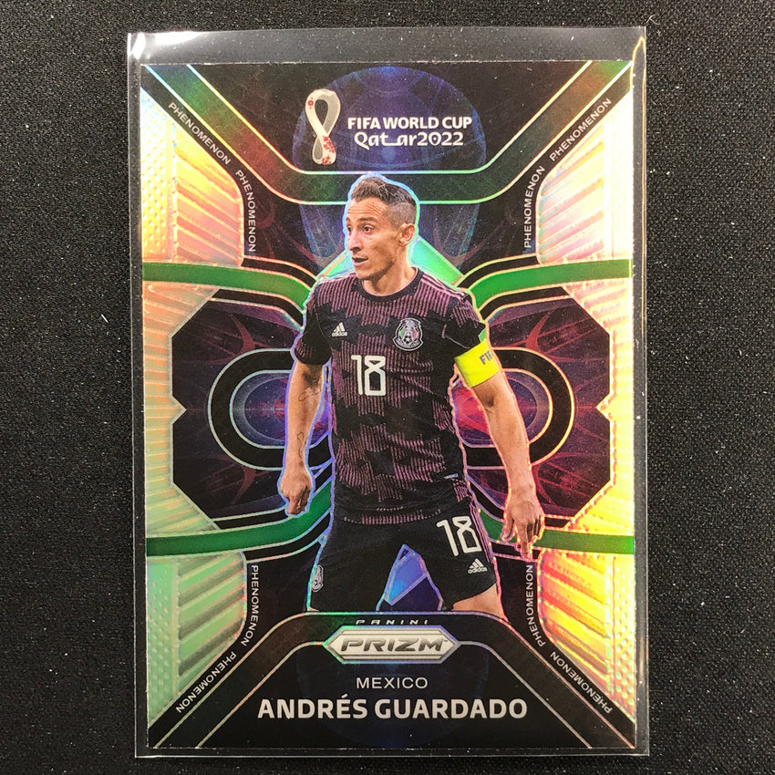 2022 Prizm Fifa World Cup Qatar Andres Guardado Phenomenon Silver No 13