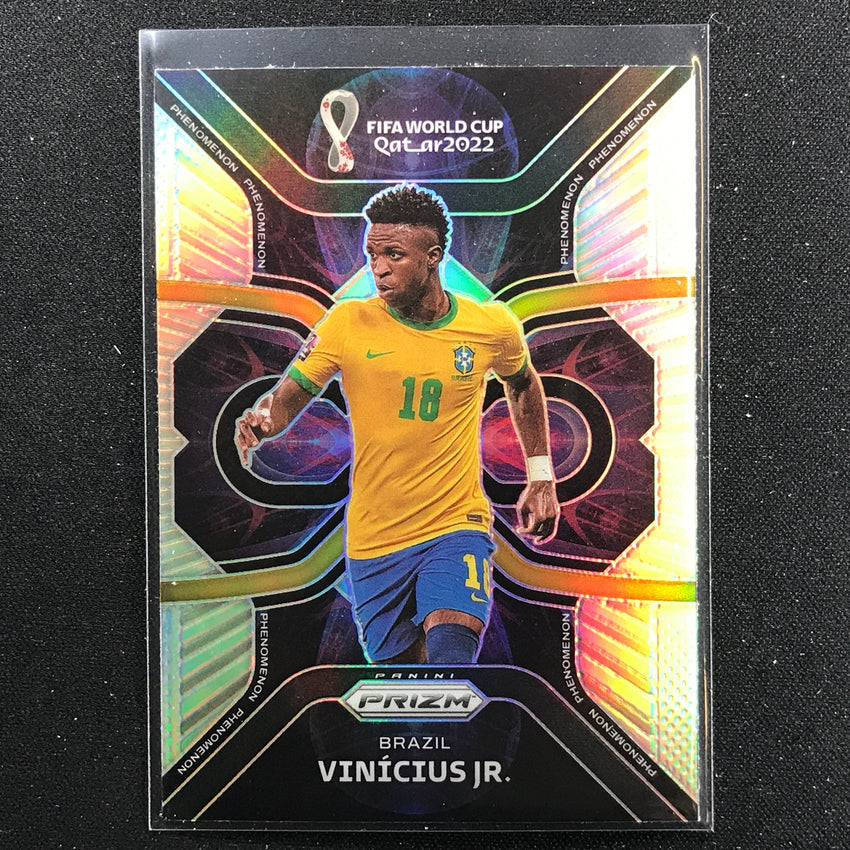 2022 Prizm Fifa World Cup Qatar Vinicius Jr. Phenomenon Silver No 14