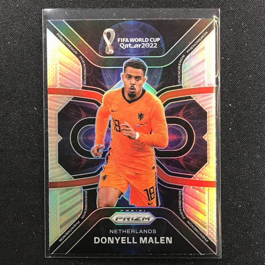 2022 Prizm Fifa World Cup Qatar Donyell Malen Phenomenon Silver No 16