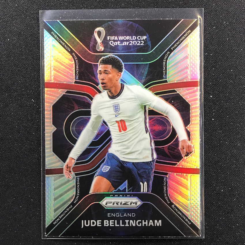 2022 Prizm Fifa World Cup Qatar Jude Bellingham Phenomenon Silver No 20