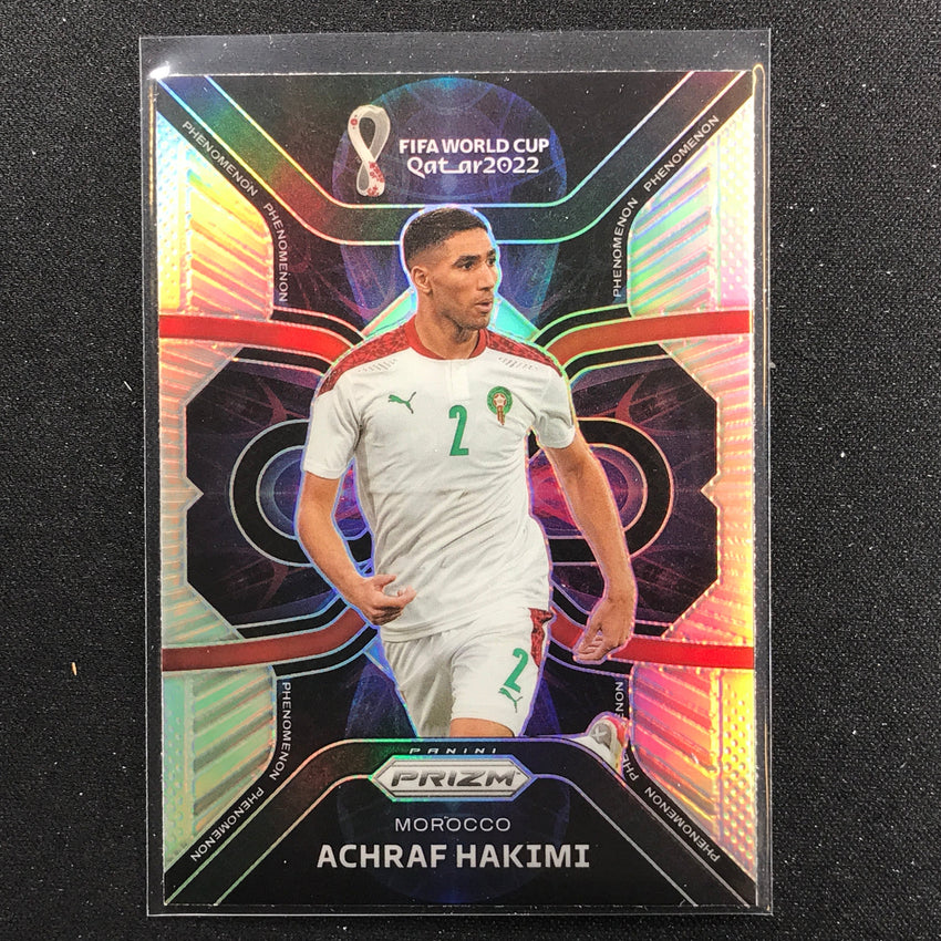 2022 Prizm Fifa World Cup Qatar Achraf Hakimi Phenomenon Silver No 24