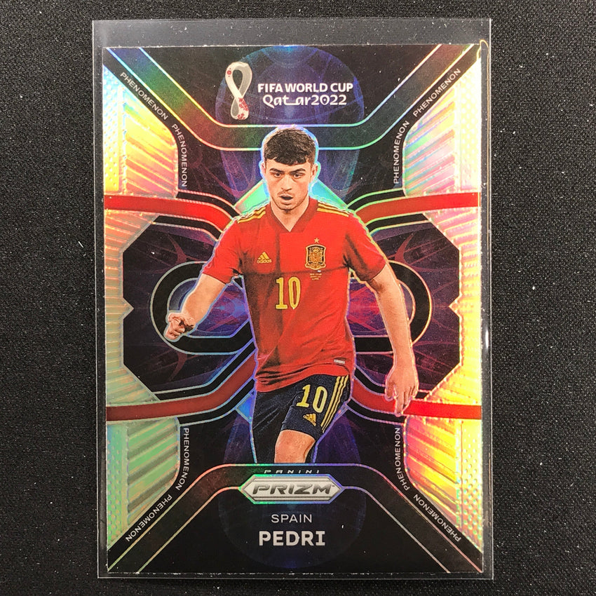 2022 Prizm Fifa World Cup Qatar Pedri Phenomenon Silver No 25