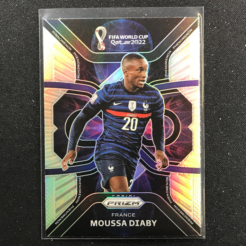 2022 Prizm Fifa World Cup Qatar Moussa Diaby Phenomenon Silver No 34