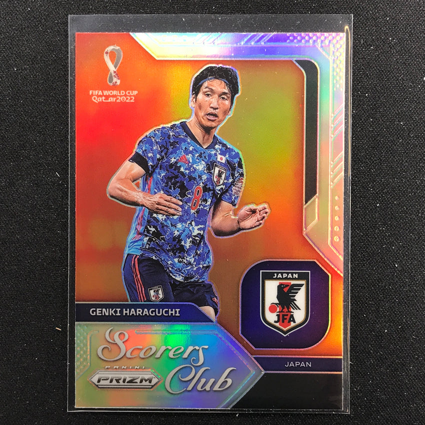 2022 Prizm FIFA World Cup Qatar GENKI HARAGUCHI Scorers Club Silver #3