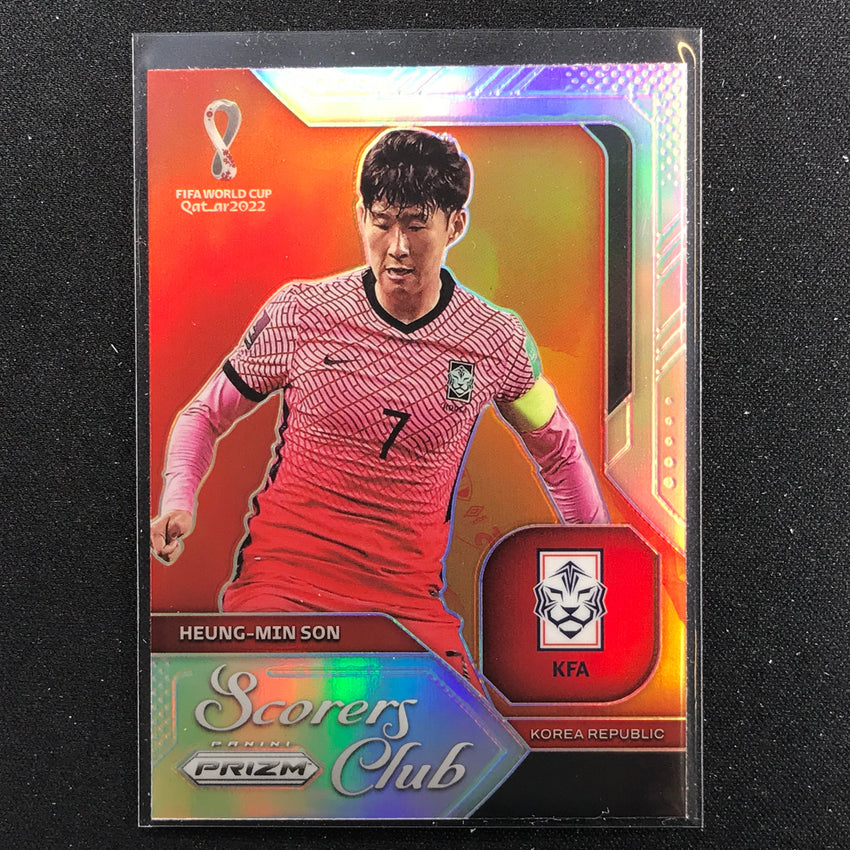 2022 Prizm FIFA World Cup Qatar HEUNG-MIN SON Scorers Club Silver #12
